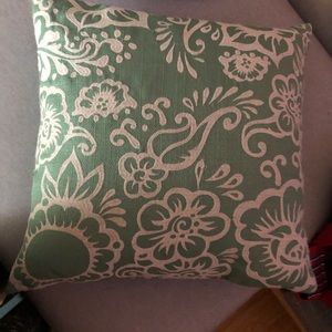 Set of Two Feather Throw Pillows